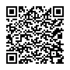 QR код за телефонен номер +12018204391