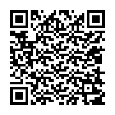 QR-koodi puhelinnumerolle +12018207486