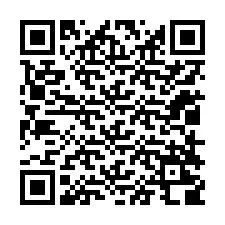 QR-koodi puhelinnumerolle +12018208625