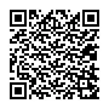 QR код за телефонен номер +12018251243