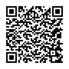 Código QR para número de teléfono +12018252855