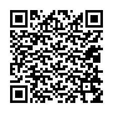 Código QR para número de teléfono +12018254977