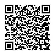 Código QR para número de teléfono +12018257044