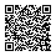 QR-koodi puhelinnumerolle +12018265836