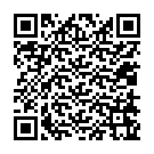 Codice QR per il numero di telefono +12018265843