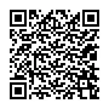 QR-koodi puhelinnumerolle +12018268595