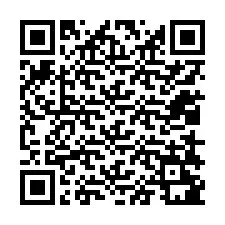 QR kód a telefonszámhoz +12018281487