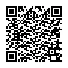 QR код за телефонен номер +12018340886