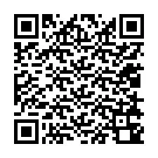 QR-koodi puhelinnumerolle +12018340896