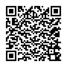 QR-код для номера телефона +12018340899