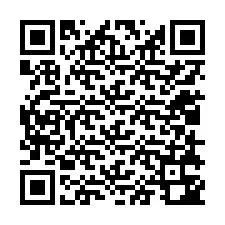 Código QR para número de telefone +12018342876