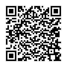 QR Code สำหรับหมายเลขโทรศัพท์ +12018344256