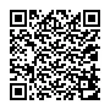 QR код за телефонен номер +12018412408