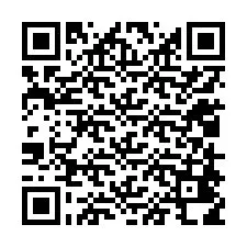 QR-code voor telefoonnummer +12018418072