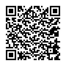 QR kód a telefonszámhoz +12018419807