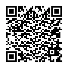 QR код за телефонен номер +12018419893