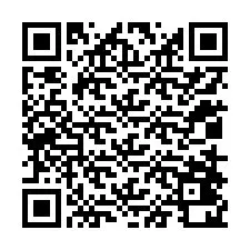 QR-koodi puhelinnumerolle +12018420380