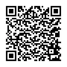 QR-koodi puhelinnumerolle +12018423564