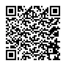 QR код за телефонен номер +12018424719