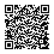 QR-koodi puhelinnumerolle +12018453874