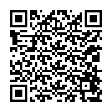 QR-koodi puhelinnumerolle +12018477770