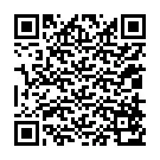 Código QR para número de teléfono +12018572640