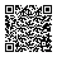 QR kód a telefonszámhoz +12018577583