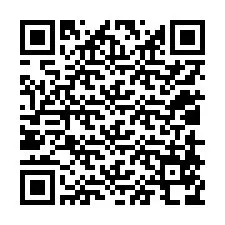 QR код за телефонен номер +12018578458