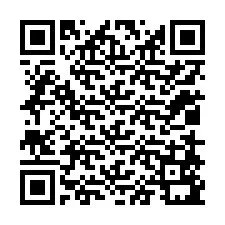 Kode QR untuk nomor Telepon +12018591081