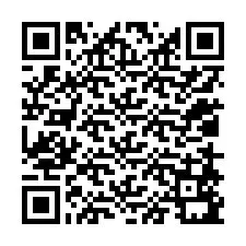 QR код за телефонен номер +12018591088