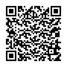 QR-koodi puhelinnumerolle +12018615040