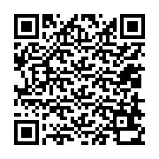 Código QR para número de teléfono +12018630457