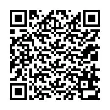 QR код за телефонен номер +12018632545