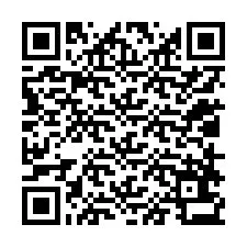 QR-koodi puhelinnumerolle +12018633628