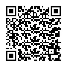 Kode QR untuk nomor Telepon +12018635544