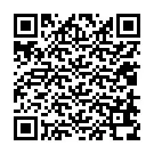 QR код за телефонен номер +12018638112