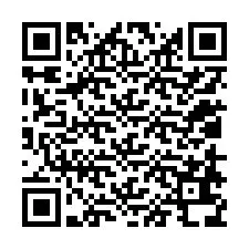 QR код за телефонен номер +12018638118