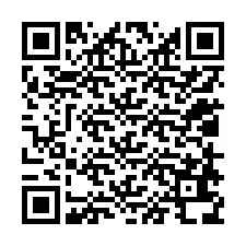 QR код за телефонен номер +12018638128