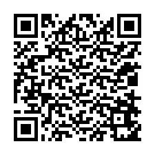 Código QR para número de teléfono +12018651384