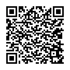 QR-koodi puhelinnumerolle +12018651396