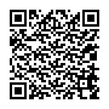 Código QR para número de teléfono +12018658880