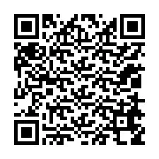 QR Code สำหรับหมายเลขโทรศัพท์ +12018658885