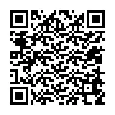 QR-код для номера телефона +12018658887