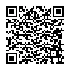 QR код за телефонен номер +12018664776