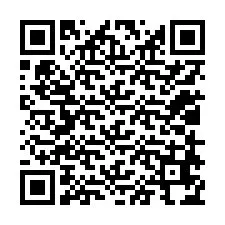 QR kód a telefonszámhoz +12018674039