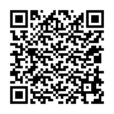 Código QR para número de teléfono +12018674044