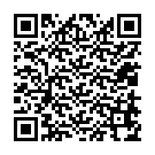 QR код за телефонен номер +12018674047