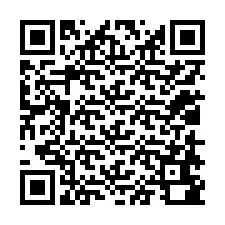 QR-koodi puhelinnumerolle +12018680159