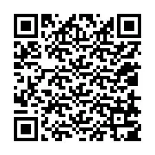 QR код за телефонен номер +12018705418