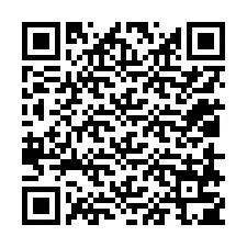 QR-koodi puhelinnumerolle +12018705419